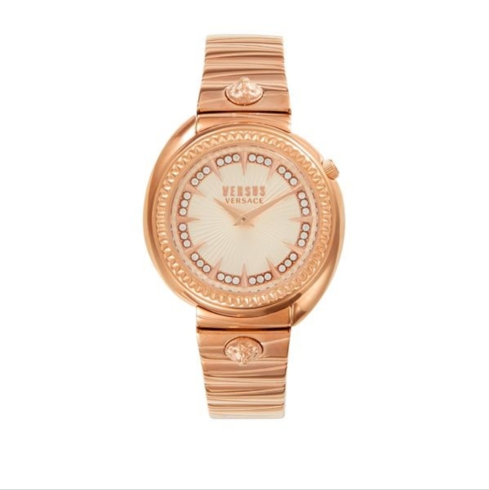VERSUS VERSACE 38MM Stainless Steel & Crystal Bracelet Watch